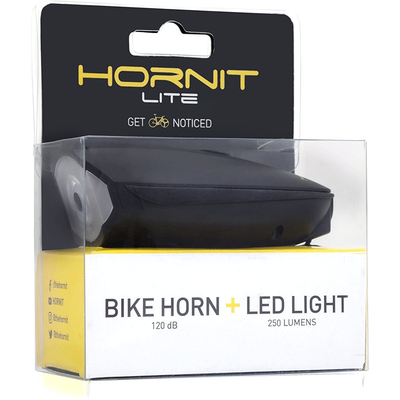 KLAXON ET ÉCLAIRAGE VÉLO HORNIT LITE - HORNIT