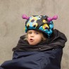 Cape Anti-Pluie Opossum® Story Hood Noir et Bleu