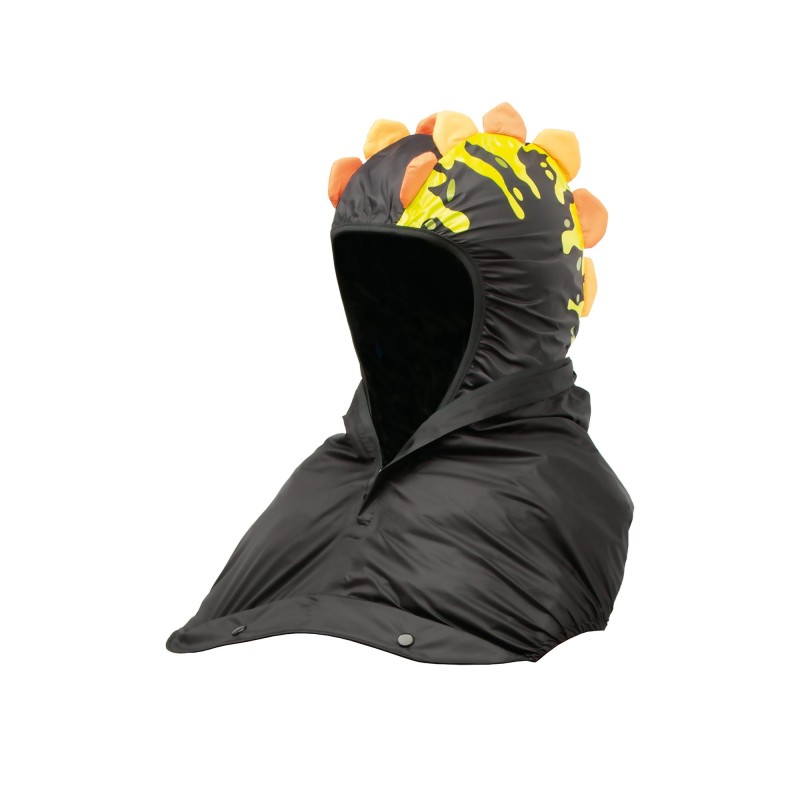Cape Anti-Pluie Opossum® Story Hood Noir et Orange