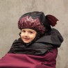 Cape Anti-Pluie Opossum® Story Hood Noir / Rouge