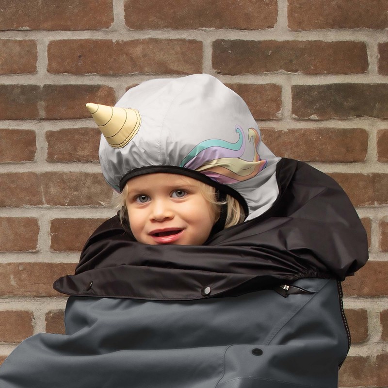 Cape Anti-Pluie Opossum® Story Hood Gris