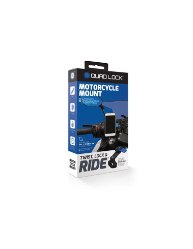 Quad Lock Compatible Moto Moto Support Support Guidon