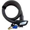 FISCHER CÂBLE ANTIVOL POUR VÉLO, LONGUEUR : 0,850M NOIR