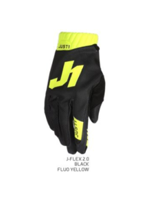 JUST1 GLOVES J-FLEX 2.0 BLACK-YELLOW FLUO