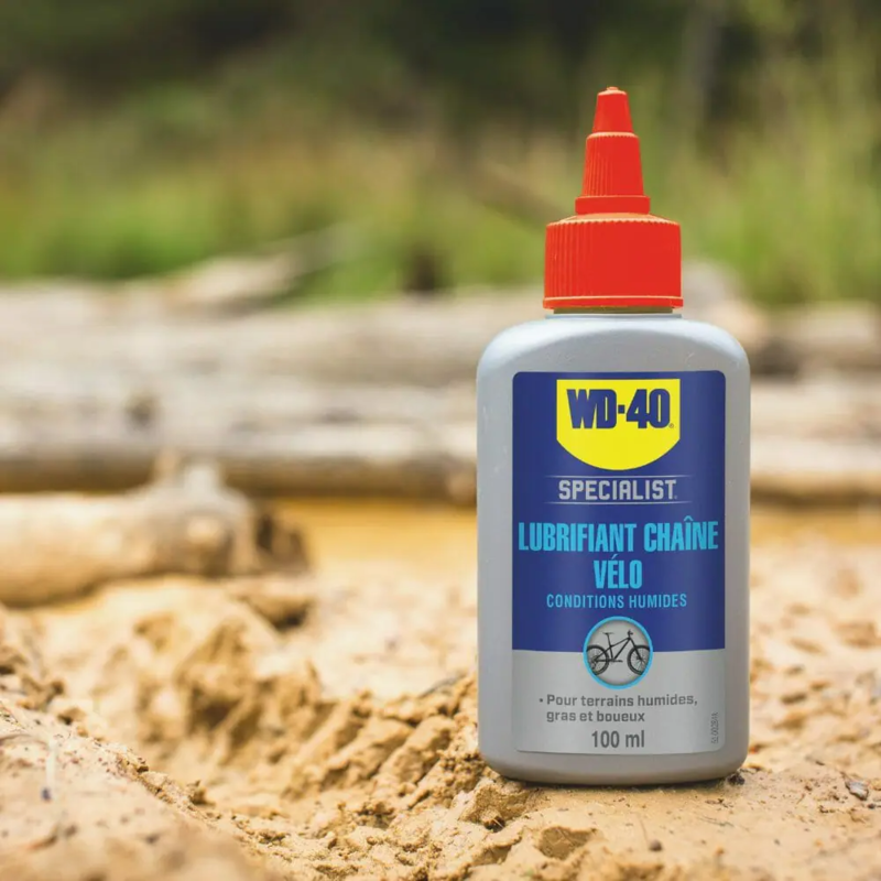 WD 40 Lubrifiant chaine conditions humides vélo WD 40 Specialist® - 100ml
