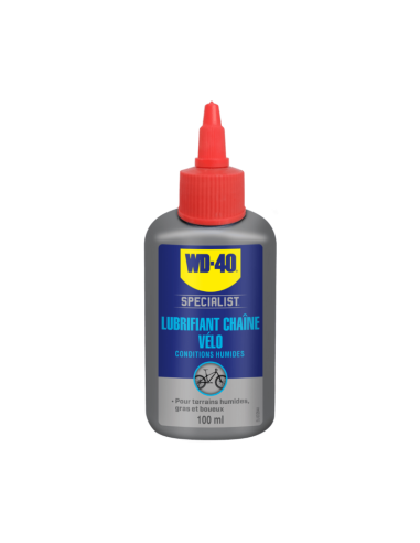 WD 40 Lubrifiant chaine conditions humides vélo WD 40 Specialist® - 100ml