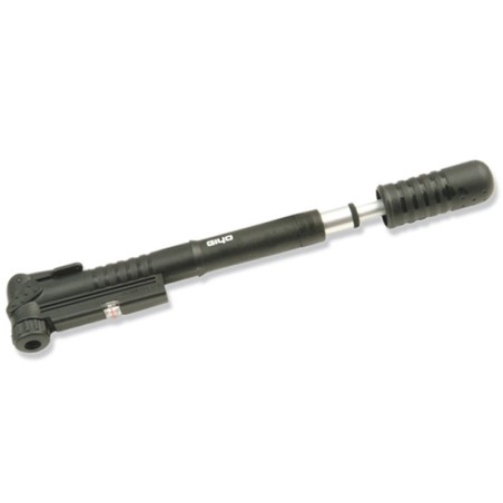 Mini pompe à vélo télescopique GIYO avec manomètre