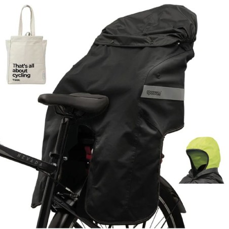 Cape de Pluie Bebe pour Siége Vélo Opossum TAAC