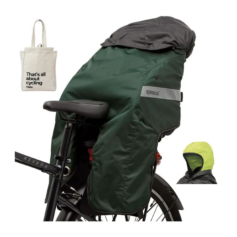 Cape de Pluie Bebe pour Siége Vélo Opossum TAAC