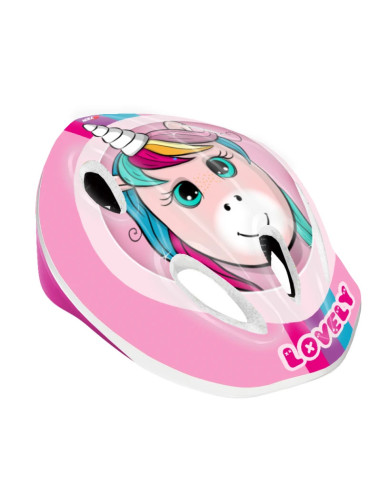 Casque Vélo Enfant VMTEK Junior Unicorno Rose