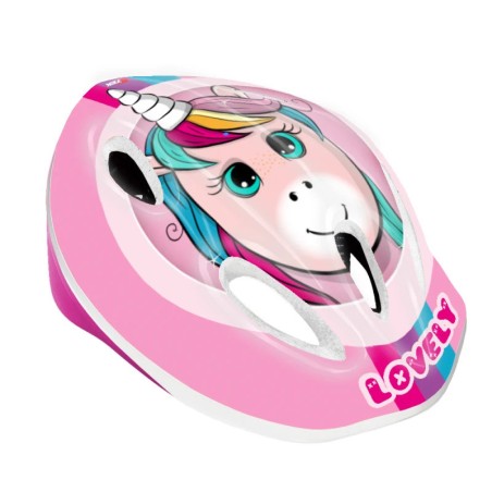 Casque Vélo Enfant VMTEK Junior Unicorno Rose