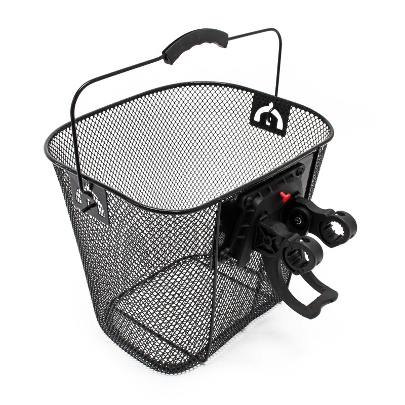 Panier Vélo V-Bike avec poignée pour guidon de Ø22,2 - 31,8mm