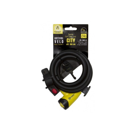 ANTIVOL CITY Ø14 mm AVEC SUPPORT - AUVRAY