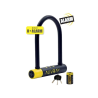ANTIVOL U ALARM Ø14 mm 128 x 245 mm AVEC SUPPORT - AUVRAY