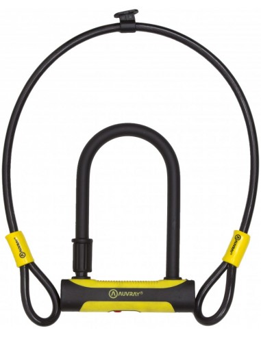 AUVRAY - Cable Antivol Vélo Plug ø10mm x 1000 Pour Mega Lock