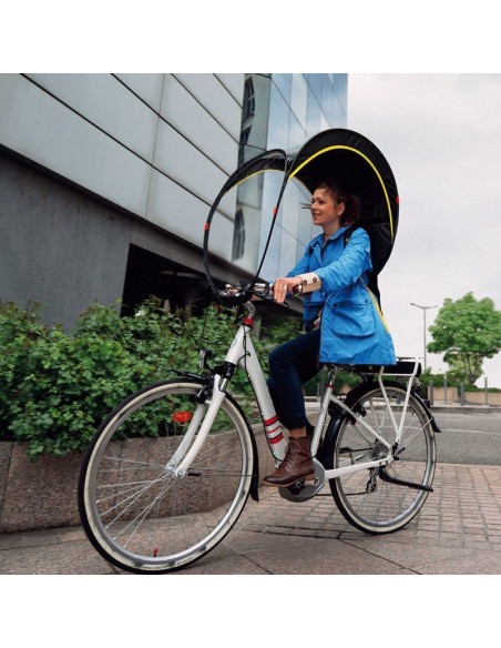 Rainjoy Bub Up Plus Bulle de protection vélo anti-pluie à rétroviseurs