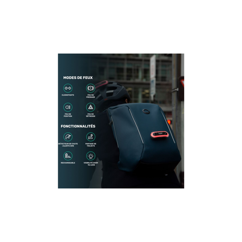 SAC À DOS CONNECTÉ - COSMO SAC SECURAIN DELSEY - COSMO CONNECTED