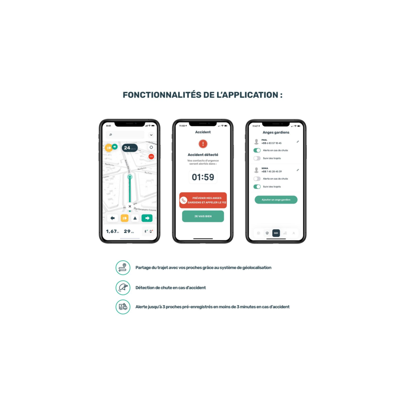 SAC À DOS CONNECTÉ - COSMO SAC SECURAIN DELSEY - COSMO CONNECTED